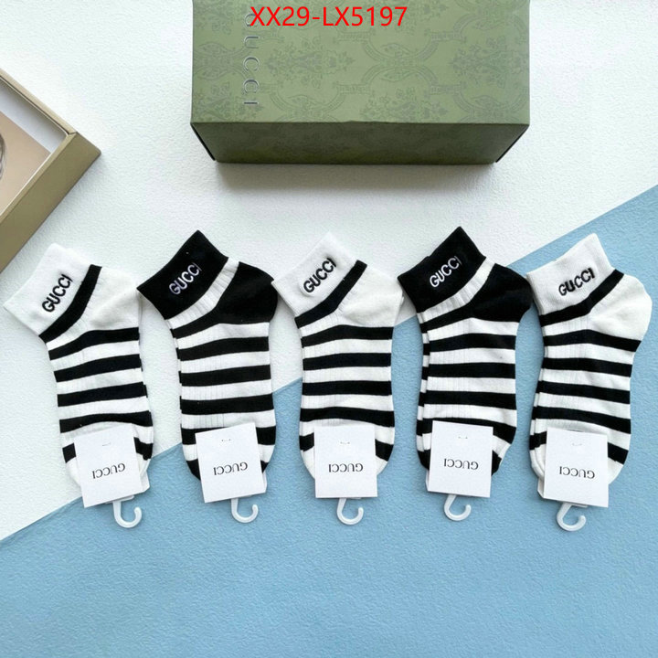 Sock-Gucci best ID: LX5197 $: 29USD