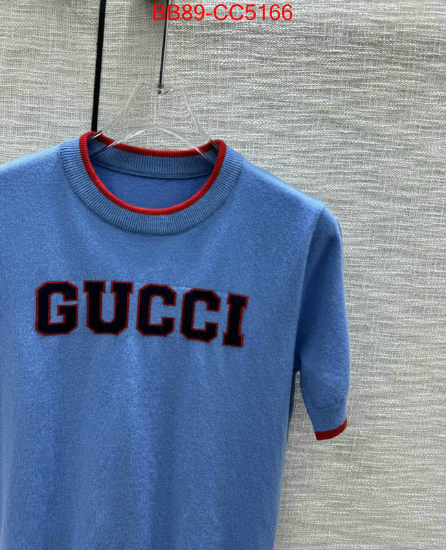 Clothing-Gucci best replica quality ID: CC5166 $: 89USD