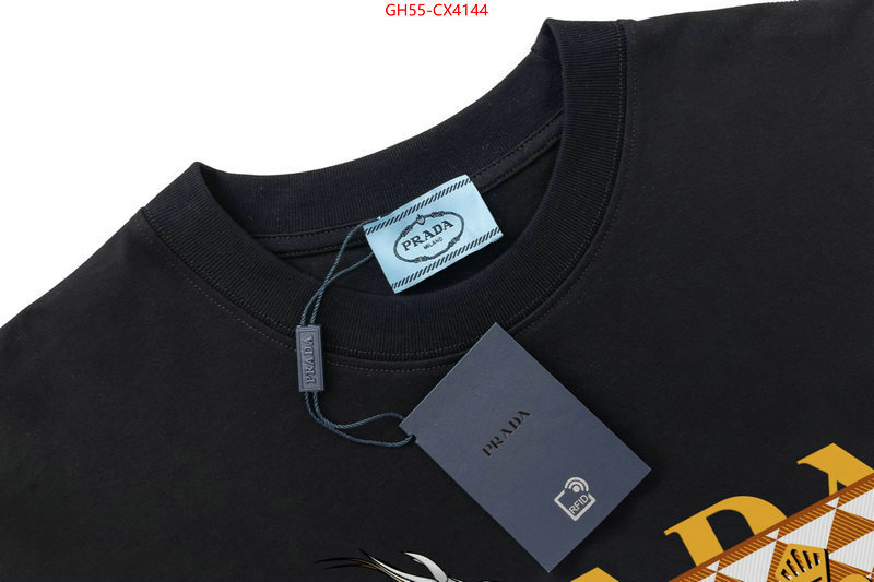 Clothing-Prada wholesale 2024 replica ID: CX4144 $: 55USD