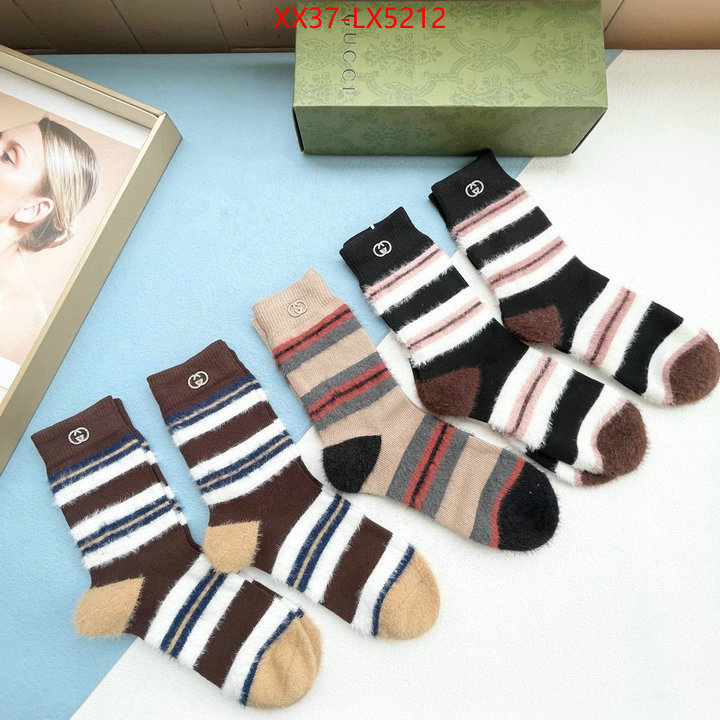 Sock-Gucci customize best quality replica ID: LX5212 $: 37USD