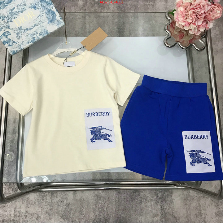 Kids clothing-Burberry quality replica ID: CX4662 $: 75USD