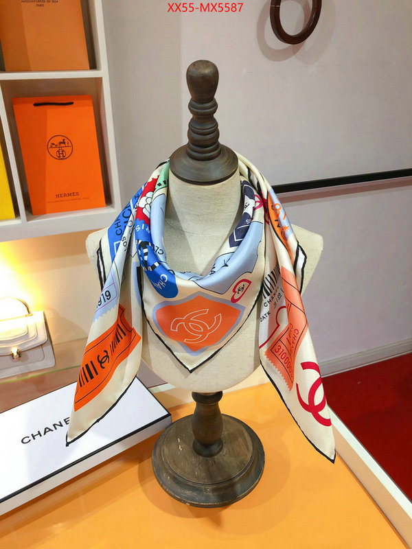 Scarf-Chanel where to buy high quality ID: MX5587 $: 55USD