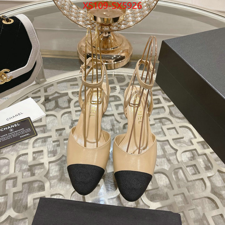 Women Shoes-Chanel luxury shop ID: SX5926 $: 109USD