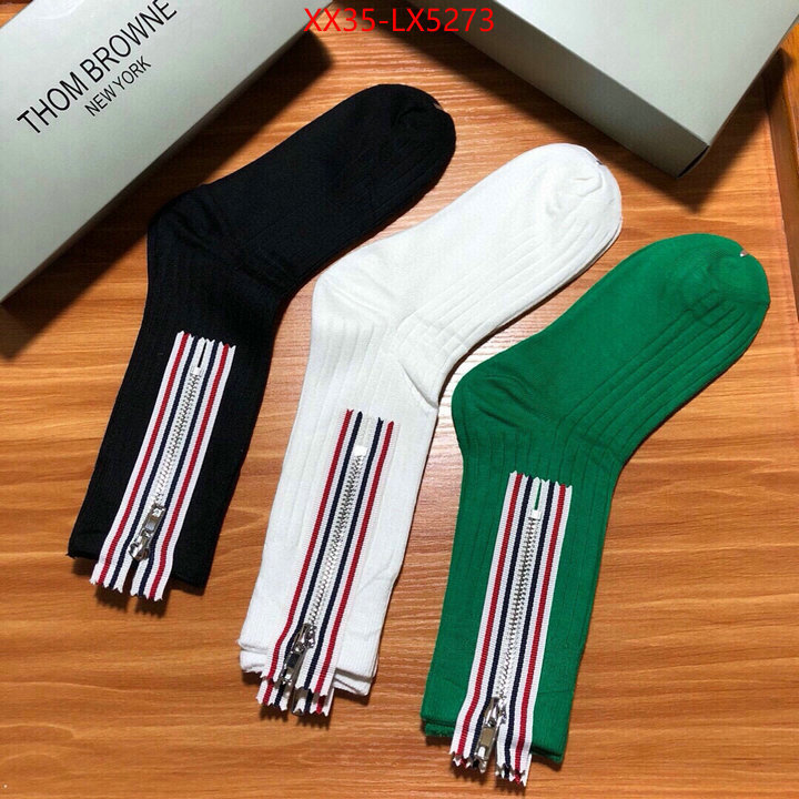 Sock-Thom Browne buy luxury 2024 ID: LX5273 $: 35USD