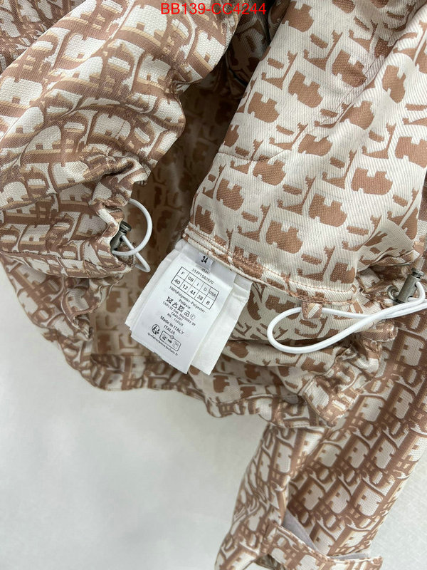 Clothing-Dior 2024 perfect replica designer ID: CC4244 $: 139USD