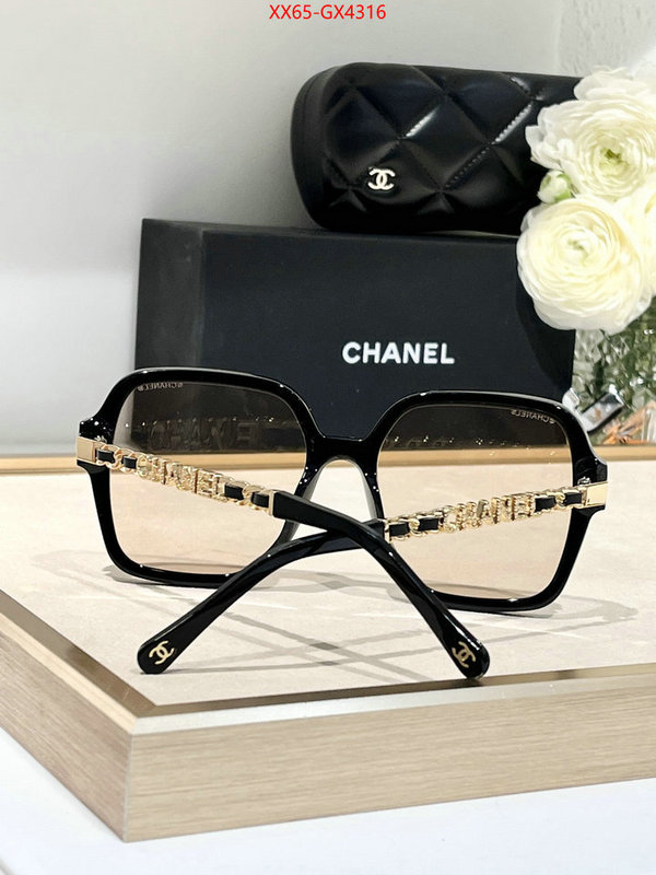 Glasses-Chanel designer 1:1 replica ID: GX4316 $: 65USD