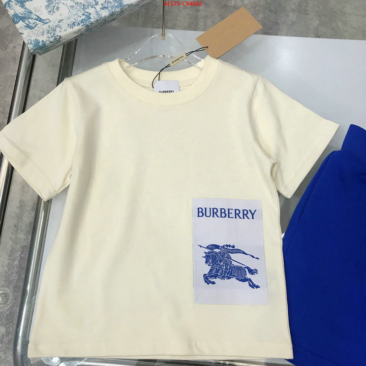 Kids clothing-Burberry quality replica ID: CX4662 $: 75USD