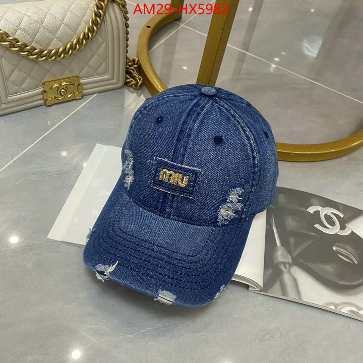 Cap(Hat)-Miu Miu replica sale online ID: HX5982 $: 29USD