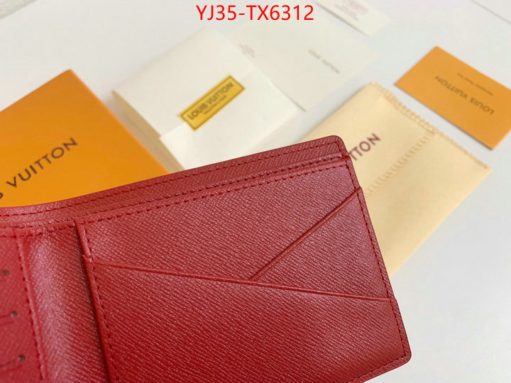 LV Bags(4A)-Wallet buy best high-quality ID: TX6312 $: 35USD,