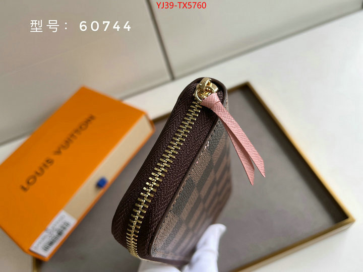 LV Bags(4A)-Wallet shop cheap high quality 1:1 replica ID: TX5760 $: 39USD,