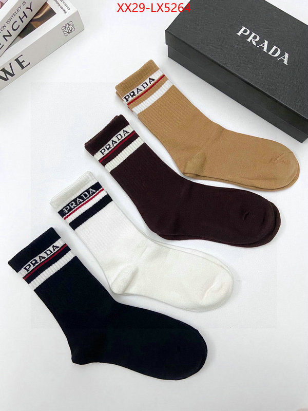 Sock-Prada what 1:1 replica ID: LX5264 $: 29USD