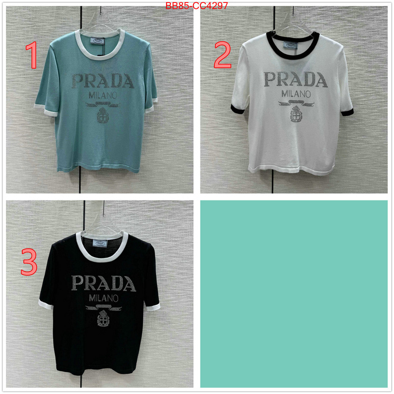 Clothing-Prada the best designer ID: CC4297 $: 85USD