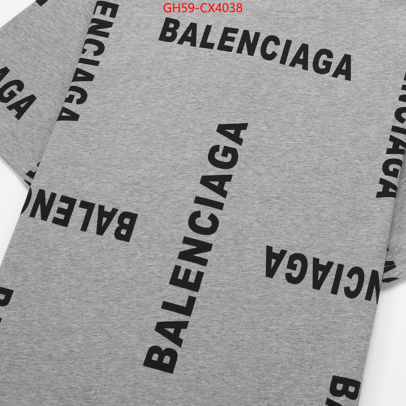 Clothing-Balenciaga replcia cheap from china ID: CX4038 $: 59USD