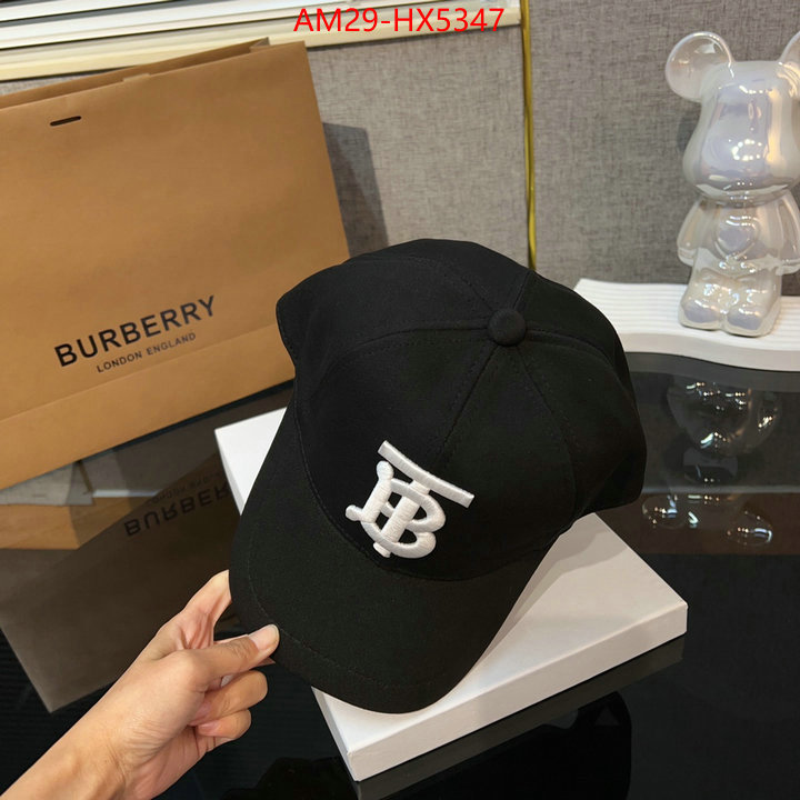 Cap(Hat)-Burberry luxury fake ID: HX5347 $: 29USD