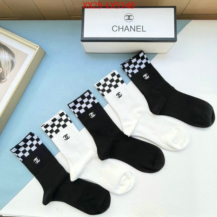 Sock-Chanel high quality customize ID: LX5140 $: 29USD