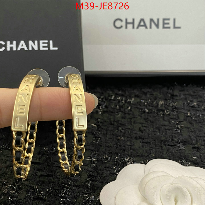 Jewelry-Chanel how quality ID: JE8726 $: 39USD