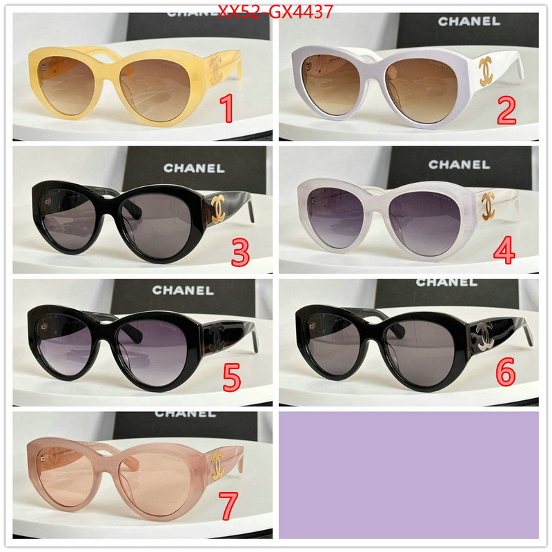 Glasses-Chanel cheap replica ID: GX4437 $: 52USD