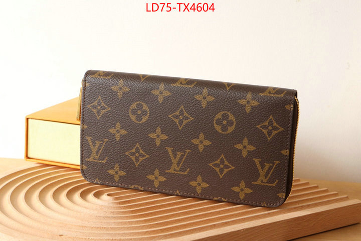 LV Bags(TOP)-Wallet replcia cheap from china ID: TX4604 $: 75USD,