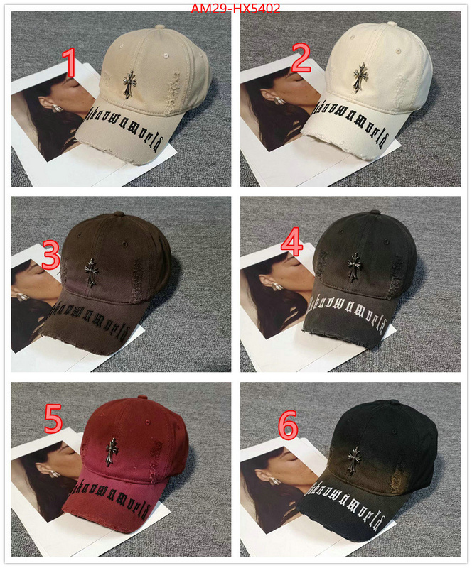 Cap(Hat)-Chrome Hearts what is a 1:1 replica ID: HX5402 $: 29USD