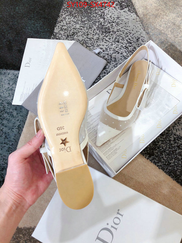 Women Shoes-Dior shop cheap high quality 1:1 replica ID: SX4742 $: 109USD