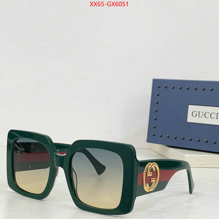 Glasses-Gucci top perfect fake ID: GX6051 $: 65USD