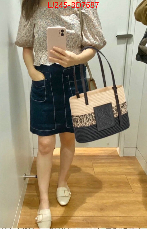 Loewe Bags(TOP)-Handbag- outlet sale store ID: BD7687 $: 245USD,