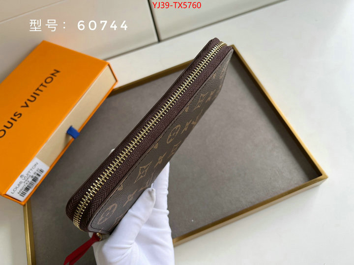 LV Bags(4A)-Wallet shop cheap high quality 1:1 replica ID: TX5760 $: 39USD,