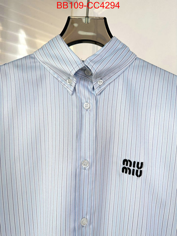 Clothing-MIU MIU designer replica ID: CC4294 $: 109USD