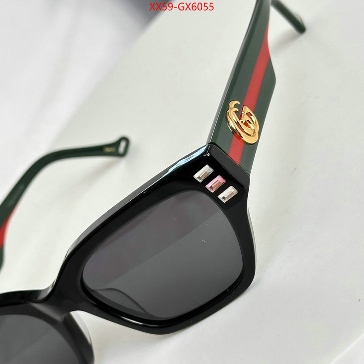 Glasses-Gucci wholesale replica shop ID: GX6055 $: 59USD