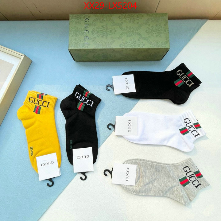 Sock-Gucci high-end designer ID: LX5204 $: 29USD