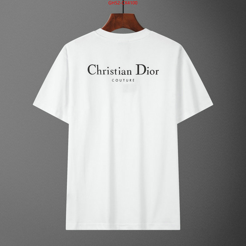 Clothing-Dior top perfect fake ID: CX4100 $: 52USD