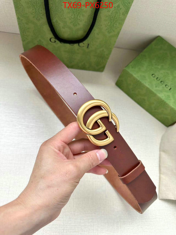 Belts-Gucci top brands like ID: PX6250 $: 69USD