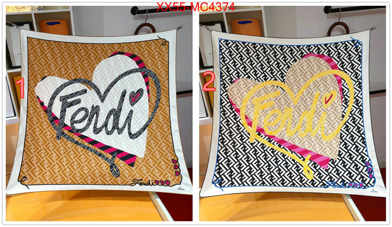 Scarf-Fendi brand designer replica ID: MC4374 $: 55USD