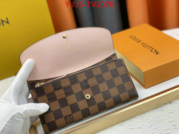 LV Bags(4A)-Wallet what is a counter quality ID: TV2076 $: 35USD,