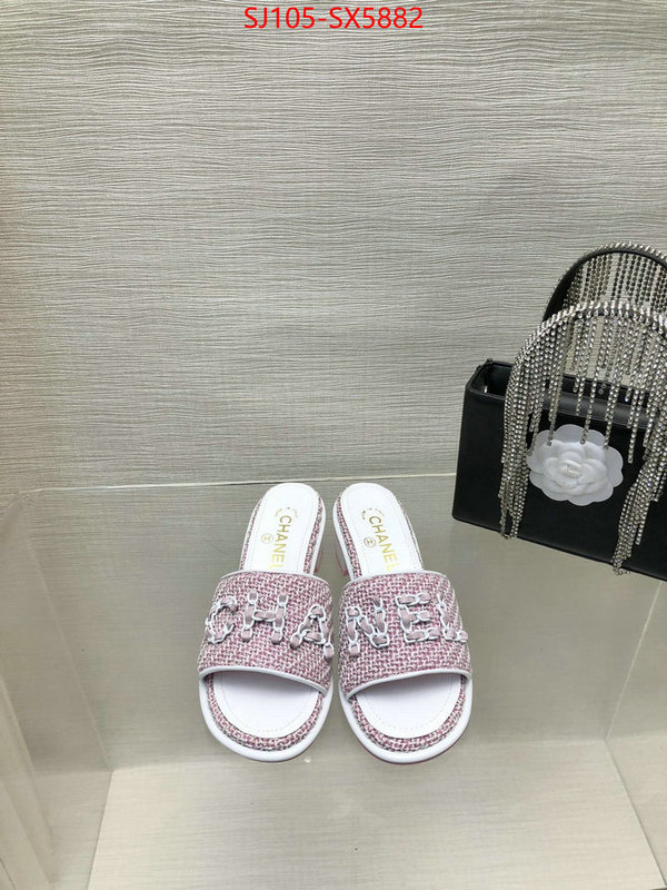 Women Shoes-Chanel customize best quality replica ID: SX5882 $: 105USD