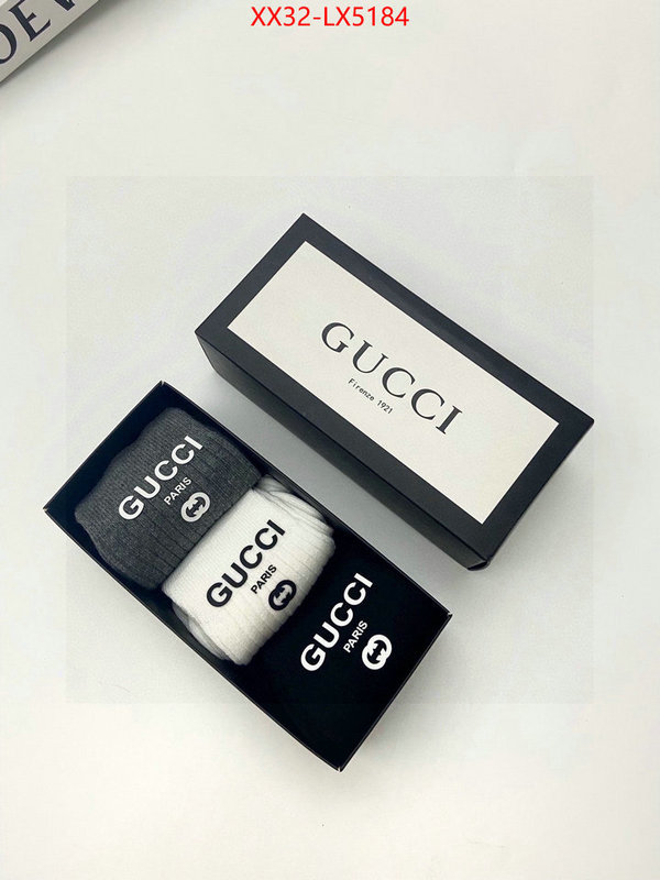 Sock-Gucci aaaaa replica ID: LX5184 $: 32USD