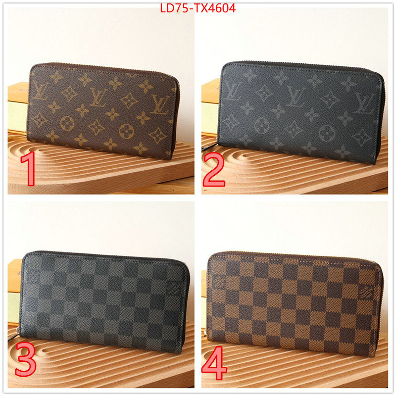 LV Bags(TOP)-Wallet replcia cheap from china ID: TX4604 $: 75USD,