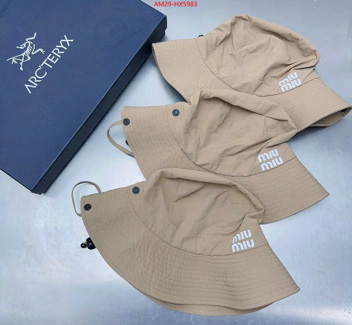 Cap(Hat)-Miu Miu for sale cheap now ID: HX5983 $: 29USD