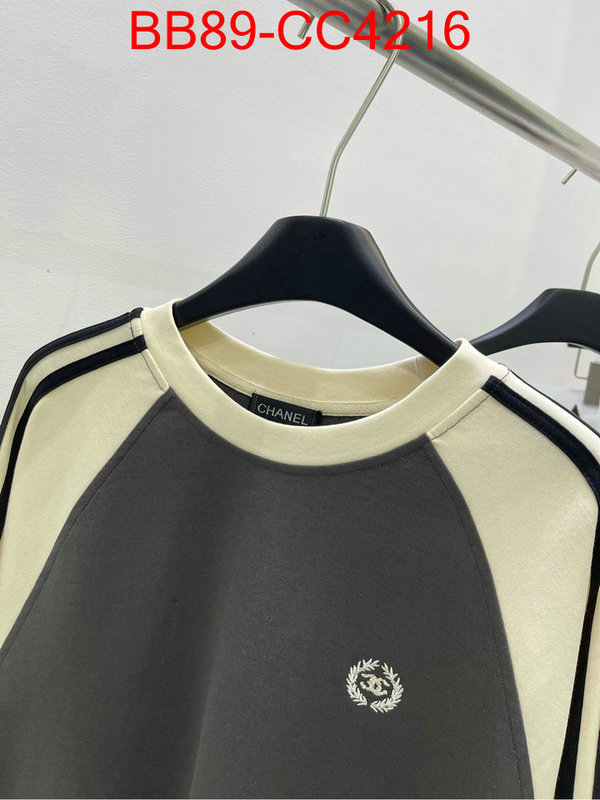 Clothing-Chanel replica 1:1 ID: CC4216 $: 89USD