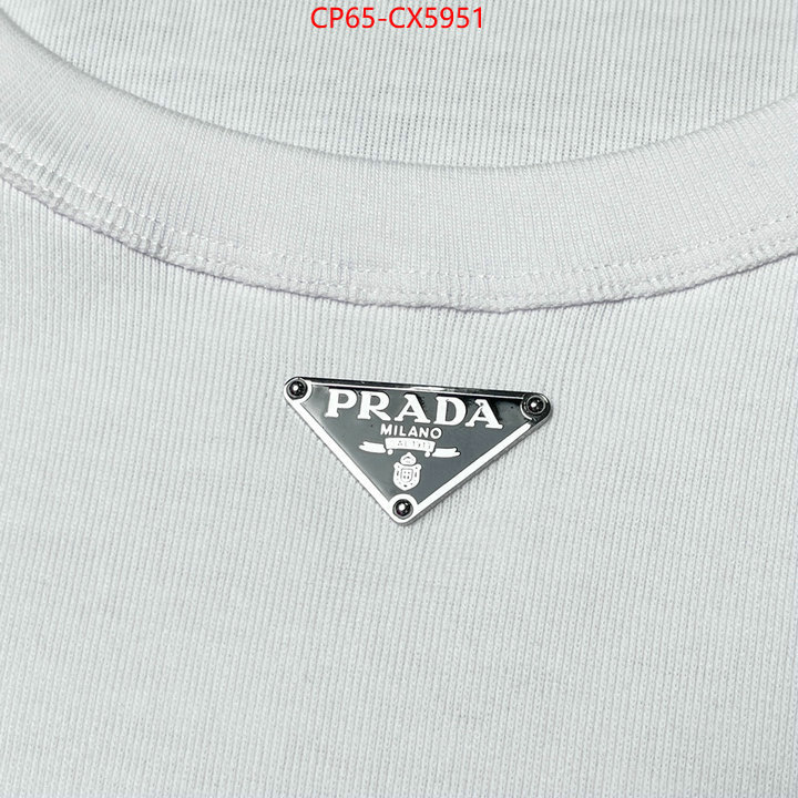 Clothing-Prada aaaaa+ replica designer ID: CX5951 $: 65USD