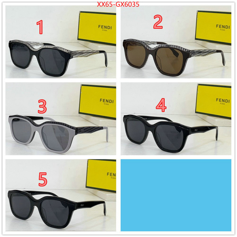 Glasses-Fendi where can i find ID: GX6035 $: 65USD