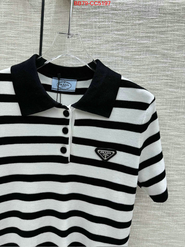 Clothing-Prada 1:1 ID: CC5197 $: 79USD