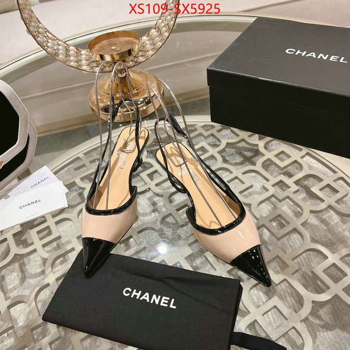 Women Shoes-Chanel luxury shop ID: SX5925 $: 109USD