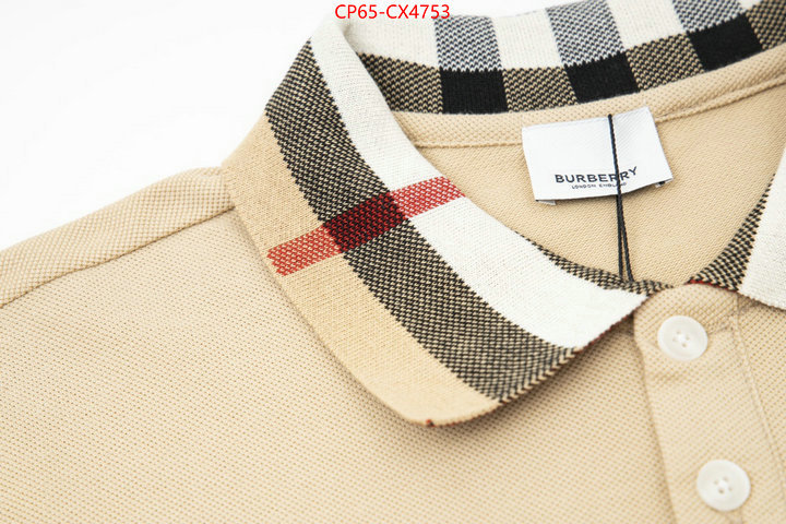 Clothing-Burberry wholesale sale ID: CX4753 $: 65USD