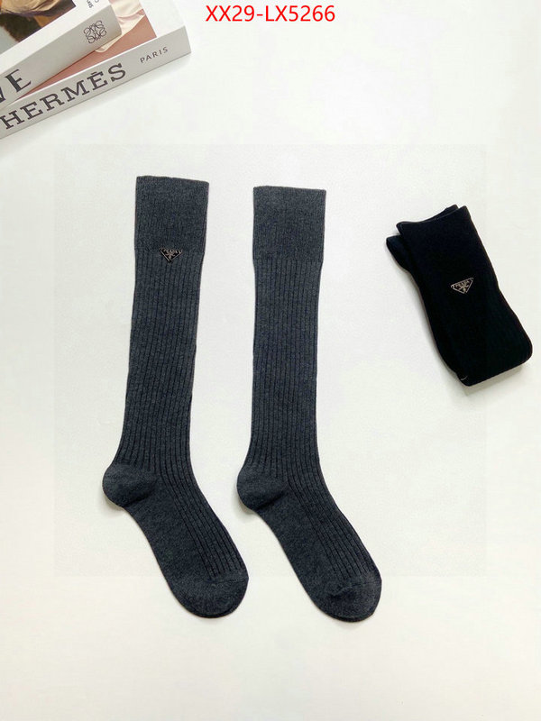 Sock-Prada how quality ID: LX5266 $: 29USD