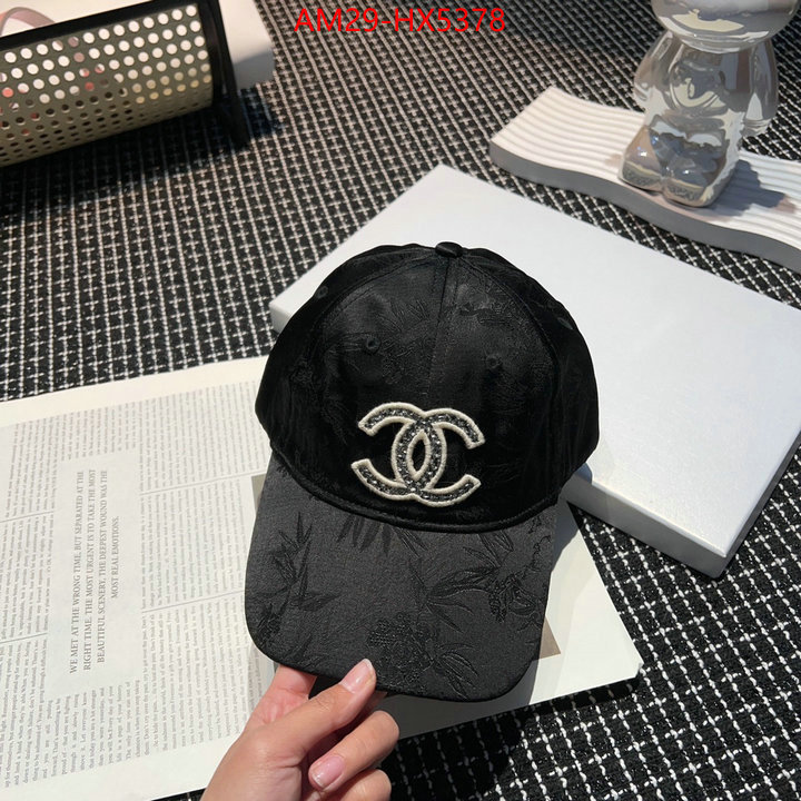 Cap (Hat)-Chanel high quality replica designer ID: HX5378 $: 29USD