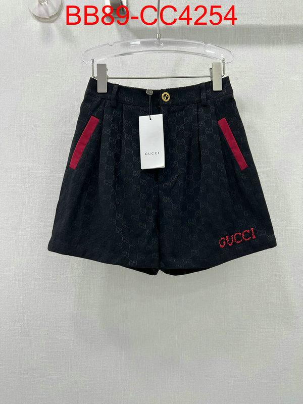 Clothing-Gucci designer replica ID: CC4254 $: 89USD