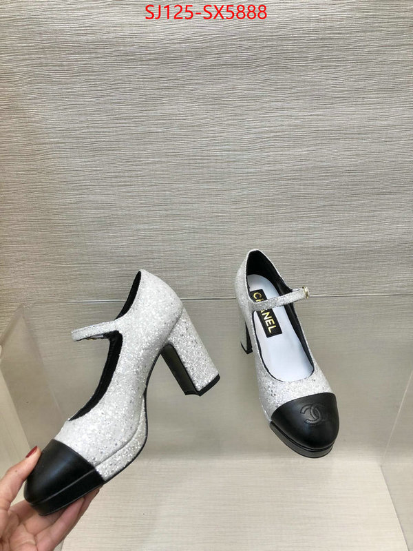 Women Shoes-Chanel aaaaa+ class replica ID: SX5888 $: 125USD