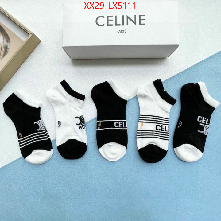 Sock-CELINE where to buy replicas ID: LX5111 $: 29USD