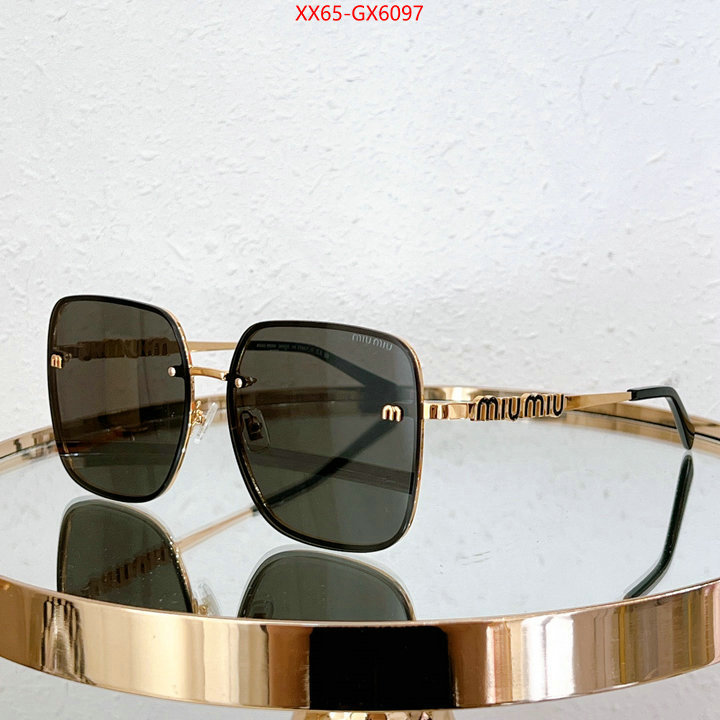 Glasses-Miu Miu cheap replica designer ID: GX6097 $: 65USD